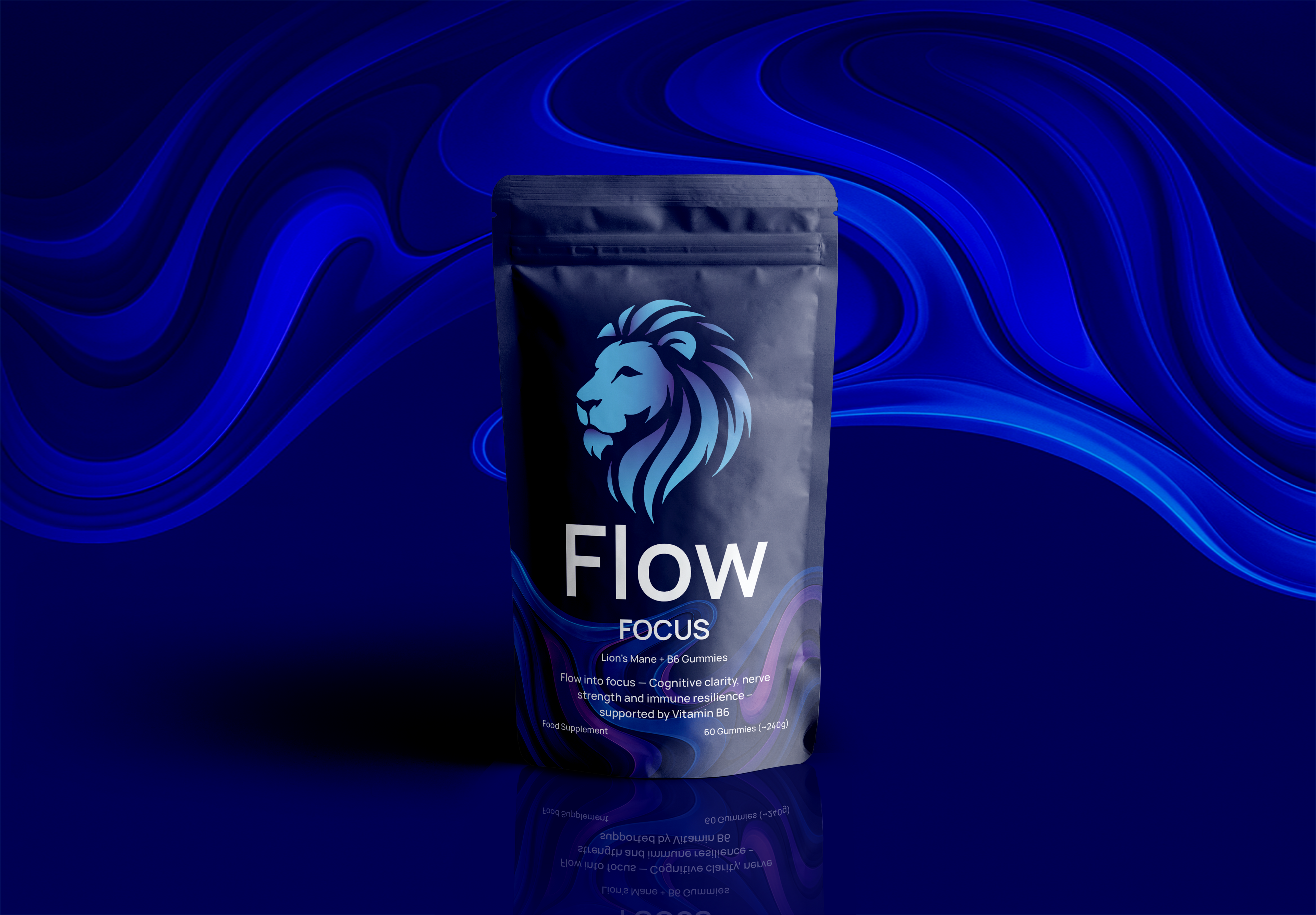 Flow Lion’s Mane + B6 Gummies